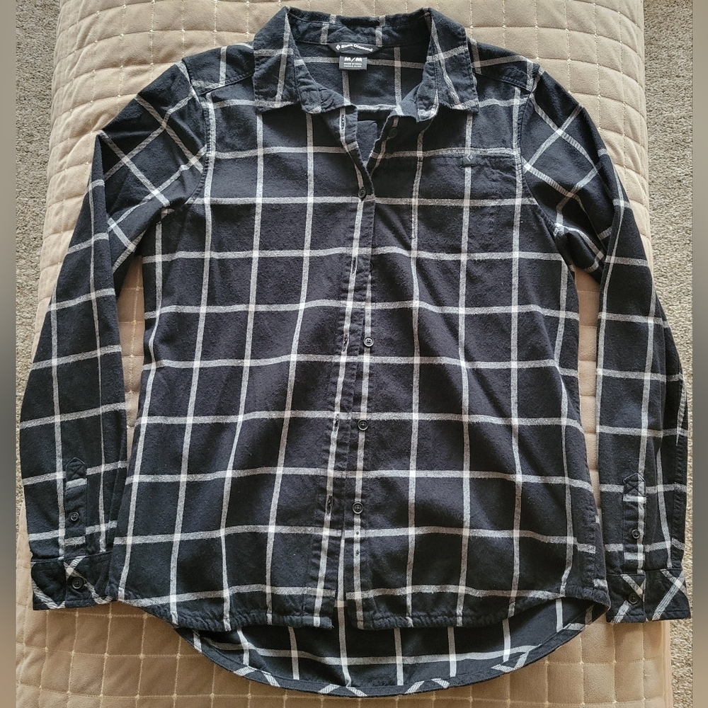Black Diamond Women's Plaid Button Down Shirt
